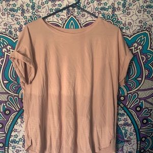Target baby pink rolled short sleeve